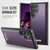 Samsung Galaxy S22 Ultra 5G CaseMe C69 Series Magnetic Vegan Leather Back Phone Case - Purple