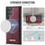 Samsung Galaxy S22 Ultra 5G CaseMe C69 Series Magnetic Vegan Leather Back Phone Case - Red
