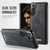Samsung Galaxy S22+ 5G CaseMe C69 Series Magnetic Vegan Leather Back Phone Case - Black