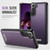 Samsung Galaxy S22+ 5G CaseMe C69 Series Magnetic Vegan Leather Back Phone Case - Purple