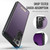 Samsung Galaxy S22+ 5G CaseMe C69 Series Magnetic Vegan Leather Back Phone Case - Purple