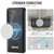 Samsung Galaxy S23 5G CaseMe C69 Series Magnetic Vegan Leather Back Phone Case - Black
