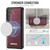 Samsung Galaxy S23 5G CaseMe C69 Series Magnetic Vegan Leather Back Phone Case - Red