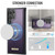 Samsung Galaxy S23 Ultra 5G CaseMe C69 Series Magnetic Vegan Leather Back Phone Case - Purple