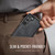 Samsung Galaxy S23+ 5G CaseMe C69 Series Magnetic Vegan Leather Back Phone Case - Black