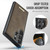 Samsung Galaxy S24 Ultra 5G CaseMe C69 Series Magnetic Vegan Leather Back Phone Case - Coffee
