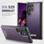 Samsung Galaxy S24 Ultra 5G CaseMe C69 Series Magnetic Vegan Leather Back Phone Case - Purple