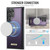 Samsung Galaxy S24 Ultra 5G CaseMe C69 Series Magnetic Vegan Leather Back Phone Case - Purple
