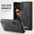 Samsung Galaxy S25 / S24 5G CaseMe C69 Series Magnetic Vegan Leather Back Phone Case - Black