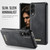 Samsung Galaxy S25 Edge 5G CaseMe C69 Series Magnetic Vegan Leather Back Phone Case - Black