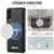 Samsung Galaxy S25 Edge 5G CaseMe C69 Series Magnetic Vegan Leather Back Phone Case - Black