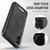 Samsung Galaxy S25 Edge 5G CaseMe C69 Series Magnetic Vegan Leather Back Phone Case - Black