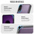 Samsung Galaxy S25 Edge 5G CaseMe C69 Series Magnetic Vegan Leather Back Phone Case - Purple
