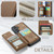 Samsung Galaxy S25 FE / S26 FE 5G CaseMe C22 Card Slots Holder RFID Anti-theft Phone Case - Brown