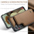 Samsung Galaxy S25 FE / S26 FE 5G CaseMe C22 Card Slots Holder RFID Anti-theft Phone Case - Brown