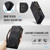 Samsung Galaxy S25 FE / S26 FE 5G CaseMe 008 Detachable Multifunctional Leather Phone Case - Black
