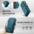 Samsung Galaxy S25 FE / S26 FE 5G CaseMe 008 Detachable Multifunctional Leather Phone Case - Blue