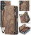 Samsung Galaxy S25 FE / S26 FE 5G CaseMe 008 Detachable Multifunctional Leather Phone Case - Brown