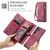 Samsung Galaxy S25 FE / S26 FE 5G CaseMe 008 Detachable Multifunctional Leather Phone Case - Wine Red
