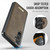 Samsung Galaxy S25 FE 5G CaseMe C69 Series Magnetic Vegan Leather Back Phone Case - Coffee