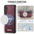 Samsung Galaxy S25 FE 5G CaseMe C69 Series Magnetic Vegan Leather Back Phone Case - Red