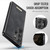 Samsung Galaxy S25 Ultra 5G CaseMe C69 Series Magnetic Vegan Leather Back Phone Case - Black