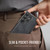Samsung Galaxy S25 Ultra 5G CaseMe C69 Series Magnetic Vegan Leather Back Phone Case - Black