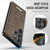 Samsung Galaxy S25 Ultra 5G CaseMe C69 Series Magnetic Vegan Leather Back Phone Case - Coffee
