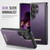 Samsung Galaxy S25 Ultra 5G CaseMe C69 Series Magnetic Vegan Leather Back Phone Case - Purple