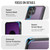 Samsung Galaxy S25 Ultra 5G CaseMe C69 Series Magnetic Vegan Leather Back Phone Case - Purple
