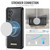 Samsung Galaxy S25+ / S24+ 5G CaseMe C69 Series Magnetic Vegan Leather Back Phone Case - Black