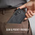Samsung Galaxy S25+ / S24+ 5G CaseMe C69 Series Magnetic Vegan Leather Back Phone Case - Black