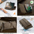Samsung Galaxy S26 5G CaseMe C39 RFID Blocking Zipper Wallet Leather Phone Case with Crossbody Strap - Coffee