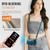 Samsung Galaxy S26 5G CaseMe C39 RFID Blocking Zipper Wallet Leather Phone Case with Crossbody Strap - Green