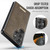 Samsung Galaxy S26 Ultra 5G CaseMe C69 Series Magnetic Vegan Leather Back Phone Case - Coffee
