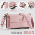 Samsung Galaxy S26+ 5G CaseMe C39 RFID Blocking Zipper Wallet Leather Phone Case with Crossbody Strap - Pink