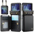 Samsung Galaxy Z Flip8 5G CaseMe C22 Card Slots Holder RFID Anti-theft Phone Case - Black