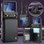 Samsung Galaxy Z Flip8 5G CaseMe C22 Card Slots Holder RFID Anti-theft Phone Case - Black