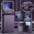 Samsung Galaxy Z Flip8 5G CaseMe C22 Card Slots Holder RFID Anti-theft Phone Case - Purple