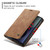 Samsung Galaxy Z Fold8 5G CaseMe 013 Multifunctional Horizontal Flip Leather Phone Case - Brown