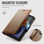 Samsung Galaxy Z Fold8 5G CaseMe 023 Butterfly Buckle Litchi Texture RFID Anti-theft Leather Phone Case - Brown