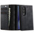 Samsung Galaxy Z Fold8 5G CaseMe 033 Calf Leather Lining Microfibre RFID Blocking Phone Case - Black