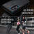 Samsung Galaxy Z Fold8 5G CaseMe 033 Calf Leather Lining Microfibre RFID Blocking Phone Case - Black