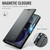 Samsung Galaxy Z Fold8 Ultra 5G CaseMe 023 Butterfly Buckle Litchi Texture RFID Anti-theft Leather Phone Case - Black