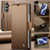 Samsung Galaxy Z Fold8 Ultra 5G CaseMe 023 Butterfly Buckle Litchi Texture RFID Anti-theft Leather Phone Case - Brown