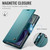 Samsung Galaxy Z Fold8 Ultra 5G CaseMe 023 Butterfly Buckle Litchi Texture RFID Anti-theft Leather Phone Case - Green
