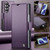 Samsung Galaxy Z Fold8 Ultra 5G CaseMe 023 Butterfly Buckle Litchi Texture RFID Anti-theft Leather Phone Case - Purple
