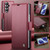 Samsung Galaxy Z Fold8 Ultra 5G CaseMe 023 Butterfly Buckle Litchi Texture RFID Anti-theft Leather Phone Case - Red