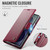 Samsung Galaxy Z Fold8 Ultra 5G CaseMe 023 Butterfly Buckle Litchi Texture RFID Anti-theft Leather Phone Case - Red
