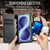 Samsung Galaxy Z Fold8 Ultra 5G CaseMe 033 Calf Leather Lining Microfibre RFID Blocking Phone Case - Black